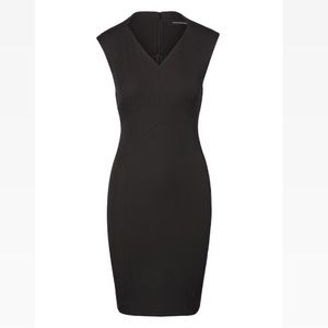 Banana Republic black sheath dress 00P
